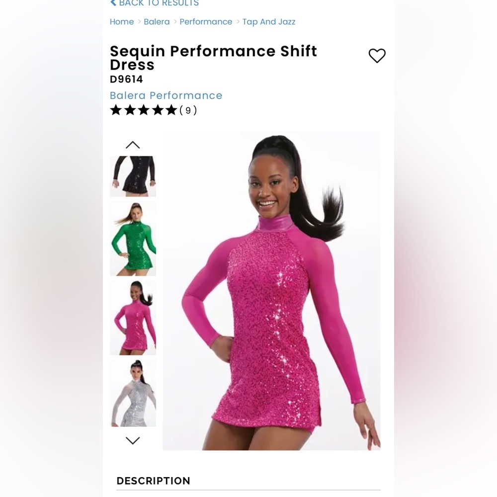 Balera Fuchsia Sequin Mini Dress